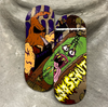 Loosenut Torture Set Left Fingerboard Deck Brown Green 34mmx97.5