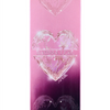 April Leal Heart Skateboard Deck Pink 8.25 wb14