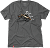 ACE BURNOUT SS TSHIRT MEDIUM CHARCOAL