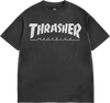 THRASHER MAG LOGO VINTAGE SS TSHIRT LARGE BLACK