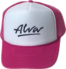 ALVA OG LOGO MESH TRUCKER HAT ADJ-WHT/MAGENTA/BLK