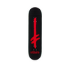 DEATHWISH GANG SPRAY SKATEBOARD DECK-7.75 BLK/RED