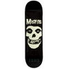 Zero Misfit Fiend Skull Skateboard Deck Black Glow 8.5