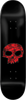 ZERO STAINED GLASS SKULL SKATEBOARD DECK 8.5 BLACK/RED w/ grip