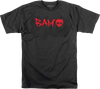 ZERO BAM BLOOD SHORT SLEEVE TSHIRT LARGE BLACK/RED