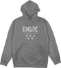 DGK ALL STAR FLEECE HOODIE SWEATSHIRT LARGE CHARCOAL