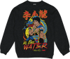 DGK BRUCE LEE FURY FLEECE CRW/SWT MEDIUM CHARCOAL HTHR