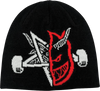 THRASHER SF THRASH AND BURN SKULLY BEANIE BLACK