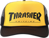 THRASHER SF BIG HEAD JAKE TRUCKER HAT ADJ-BLK/GOLD