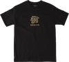 5BORO DEMON CAT SHORT SLEEVE TSHIRT LARGE BLACK/PEACH