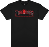 THRASHER SPITFIRE BIG HEAD OUTLINE SHORT SLEEVE TSHIRT MEDIUM BLACK
