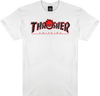 THRASHER SPITFIRE BIG HEAD OUTLINE SHORT SLEEVE TSHIRT MEDIUM WHITE