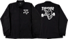 THRASHER SF THRASH AND BURN COACH JACKET MEDIUM BLACK