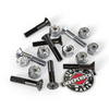 Independent Precision Bolts Hardware Silver Black 1"