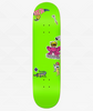 Krooked Cromer Neon Stickers Skateboard Deck Green 8.25 wb14.38