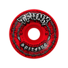 Spitfire TFunk F4 Raw Radial Full Skateboard Wheels Red Grey 57/97