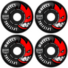 Spitfire F4 Radial Full Skateboard Wheels Black Orange 58/99