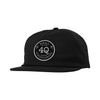 Real 4Q Logo Rope Hat Black Snapback