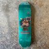 Real Herman Troll Dom Skateboard Deck Green Stain 8.5 wb14.38