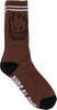 SPITFIRE BIGHEAD CREW SOCK DK.RED/BLK/WHT