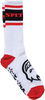 SPITFIRE CLASSIC '87 BIGHEAD CREW SOCK WHT/RED/BLK