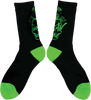 DEATHWISH DEATH TV CREW SOCKS BLACK
