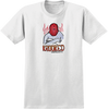 KROOKED FIRE MASK SS TSHIRT XLARGE WHITE