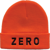 ZERO ARMY EMBROIDERED BEANIE ORANGE/BLK