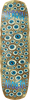 HEROIN SEEING DOUBLE MUTATED SKATEBOARD DECK-9.5 GOLD