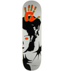 Quasi Johnson Game Play Skateboard Deck White Black 8.5 WB 14
