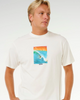 Rip Curl Pacific Rinse Psych Tshirt Bone