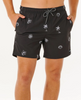 Rip Curl Sessions Volley Shorts Washed Black