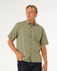 Rip Curl Prem Surf Check Woven Surplus Green