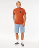 Rip Curl Wettie Passage Icon Tshirt Baked Clay