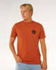 Rip Curl Wettie Passage Icon Tshirt Baked Clay