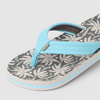 Reef Kids AHI Sandals Light Blue Palm