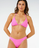 Rip Curl Prem Surf Hi Leg Skimpy Swim Bottom Super Pink