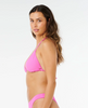 Rip Curl Prem Surf Sliding Tri Swim Top D-DD Super Pink