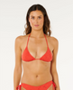 Rip Curl Oasis Sliding Tri Swim Top Red