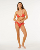 Rip Curl Oasis Sliding Tri Swim Top Red