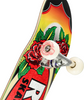 Real Rose Oval Skateboard Complete Red 7.75