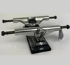 Silver M-Hollow Skateboard Trucks Set Silver Black 8.0
