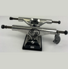 Silver M-Hollow Skateboard Trucks Set Silver Black 8.0