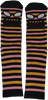 TOY MACHINE MONSTER FACE MINI STRIPE CREW SOCKS BLACK 1pr