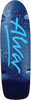 ALVA MODERN LEOPARD SKATEBOARD DECK-10x33 BLK/SAPPHIRE BLUE