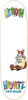 HEROIN HAYATE FOX EGG SKATEBOARD DECK-8.75X31.4 w/grip