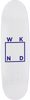 WKND LOGO SKATEBOARD DECK-9.0 WHITE