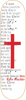 ZERO SHECKLER CROSS SKATEBOARD DECK-8.5 WHT/RED