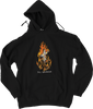 TOY MACHINE TEMPLETON CHARRED CROSS HD/SWT MEDIUM BLACK