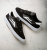 Lakai Cambridge Suede Skate Shoes Black White